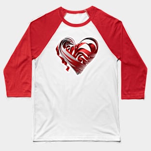 Ribbon heart Baseball T-Shirt